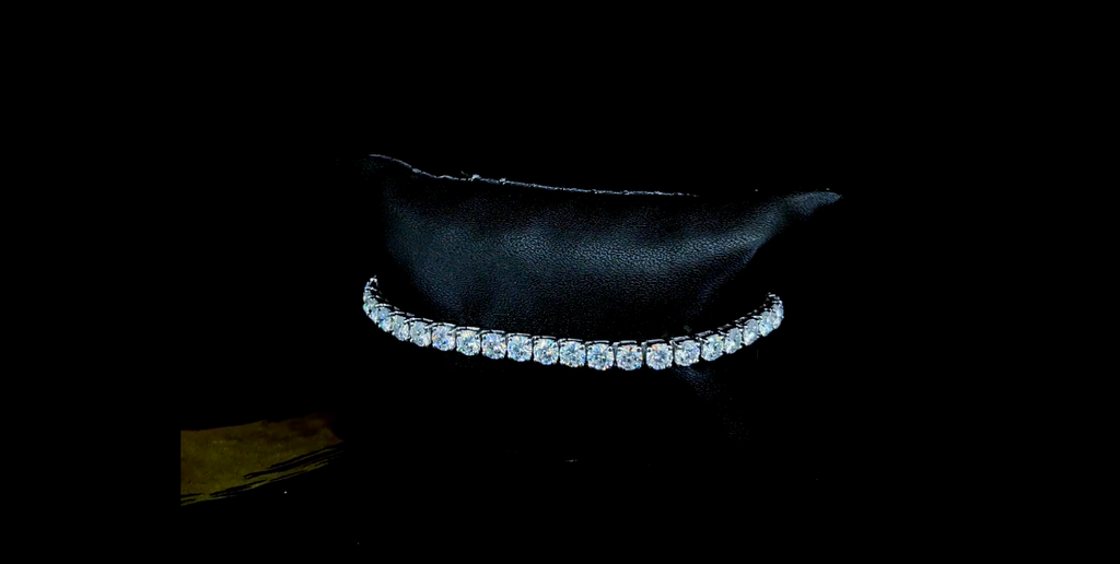 Moissanite Tennis Bracelet White