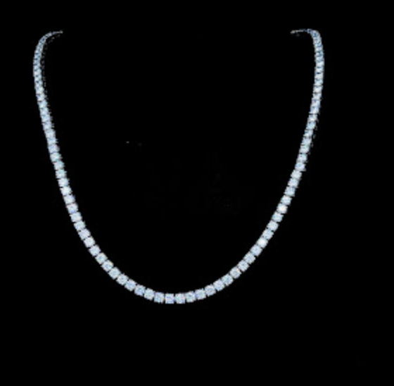 Moissanite Tennis Necklace