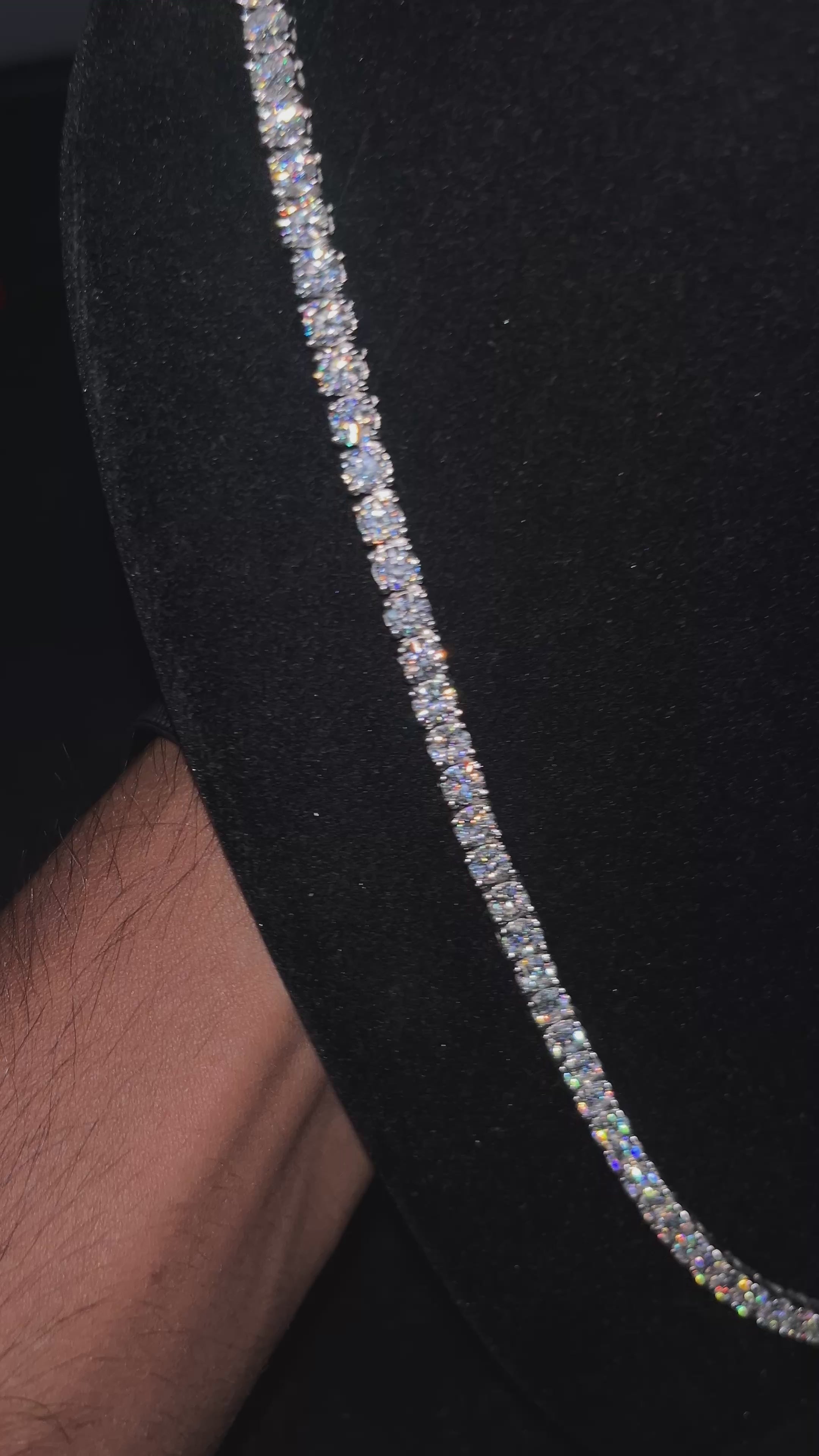 Moissanite Tennis Necklace