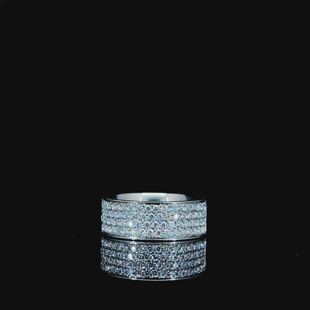 Moissanite Band Ring