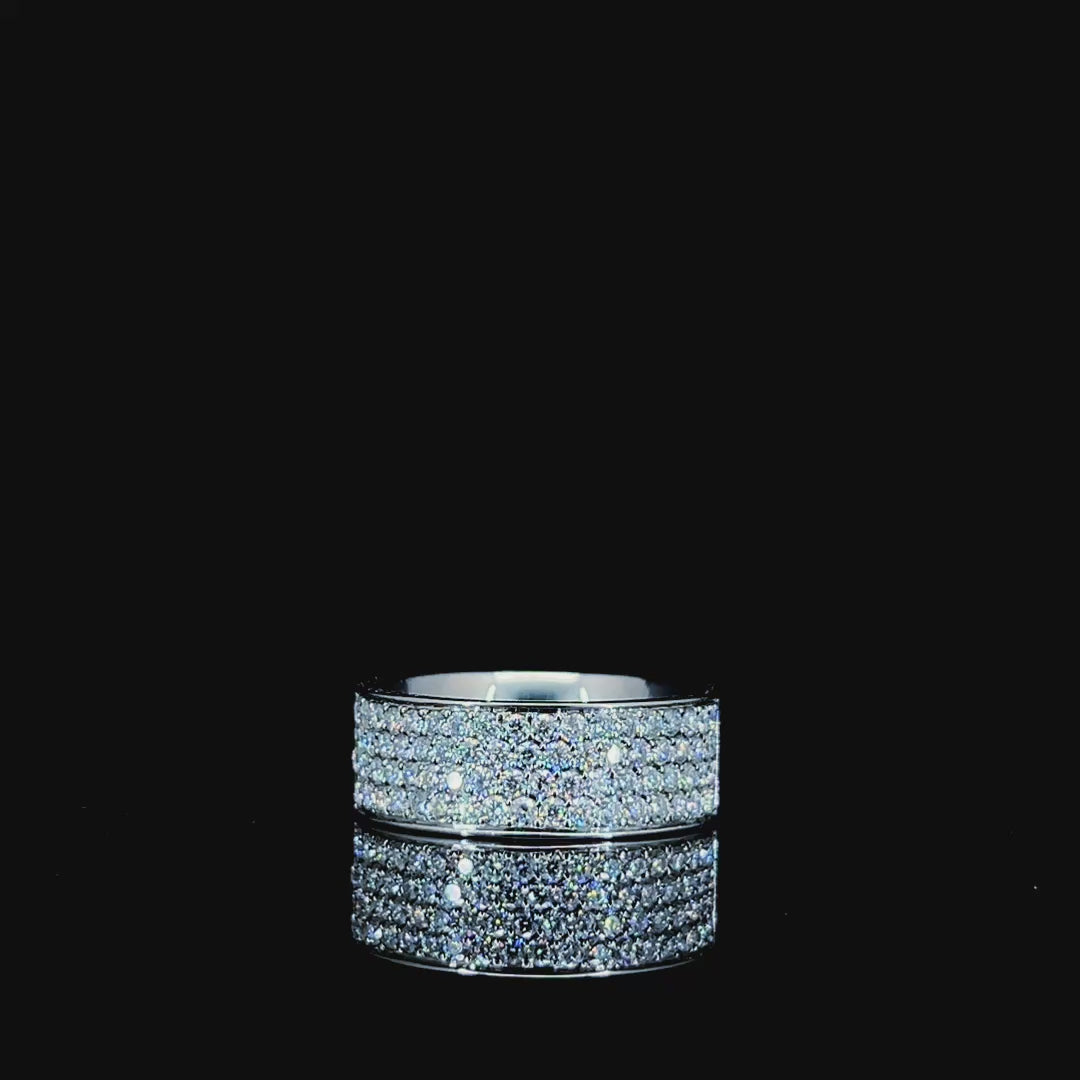 Moissanite Band Ring